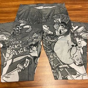 Alice in Wonderland leggings